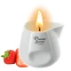 Plaisir secrets Bougie Candle STRAWBERRY  - Masážna sviečka s vôňou jahôd