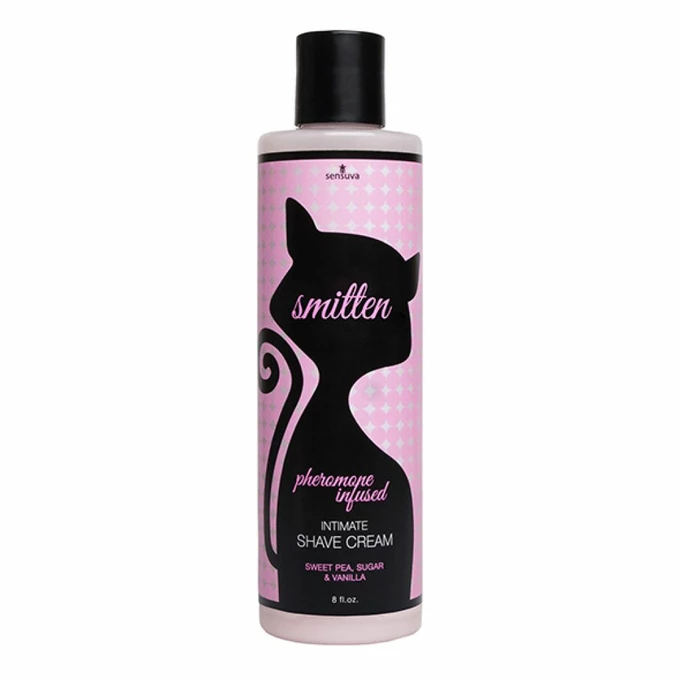 Sensuva Smitten Vanilla, Sugar &amp; Sweet Pea Pheromone Shave Cream 236 ml - Krem do golenia intymnego