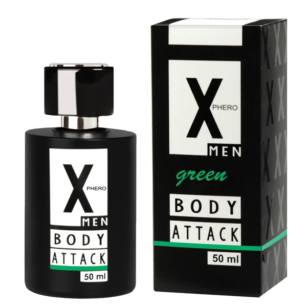 Aurora cosmetics X-Phero Body Attack Green for men - feromony męskie