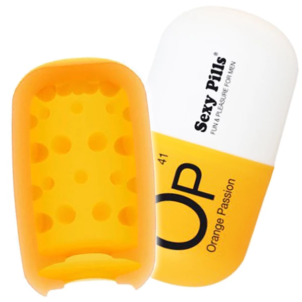 Love to love Sexy Pills Kinky Orange - masturbator klasyczny