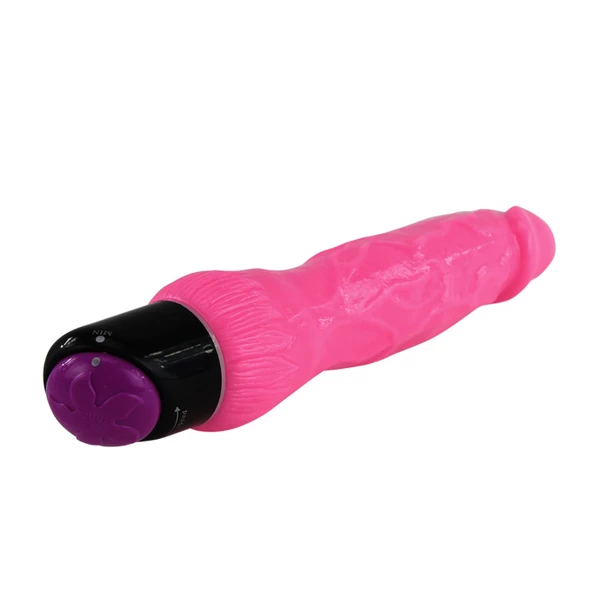 Baile Colorful Sex Experience Pink Vibe - wibrujące dildo, różowy
