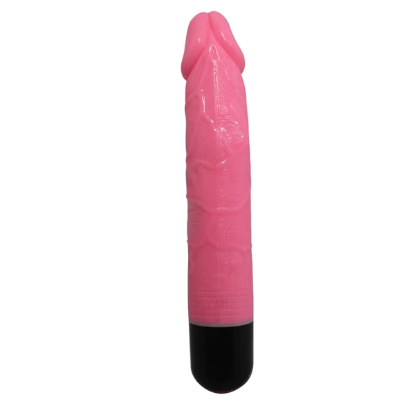 Baile Colorful Pin Vibe - wibrujące dildo, różowy