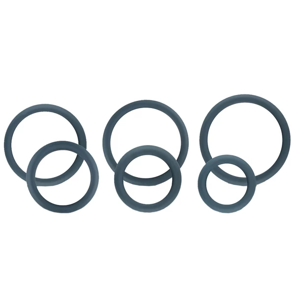 Boners Wide Cockring Set - zestaw elastycznych pierścieni erekcyjnych