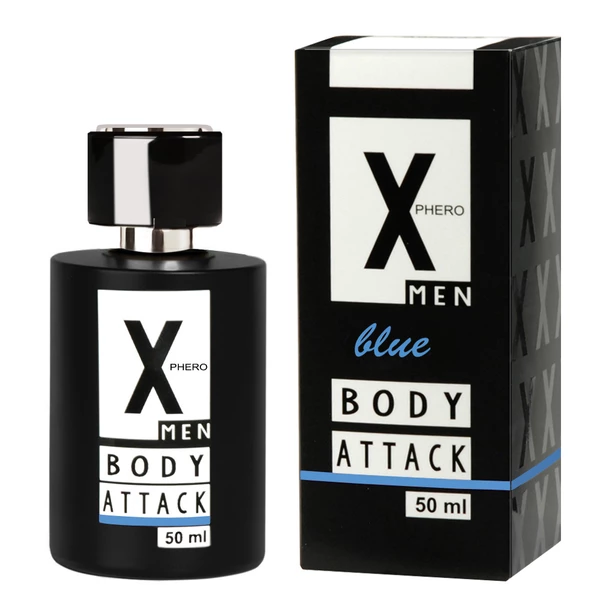Aurora cosmetics X-Phero Body Attack Blue for men - feromony męskie
