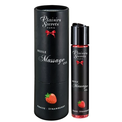 Plaisir secrets Huile Massage Oil STRAWBERRY - Olejek o zapachu truskawski