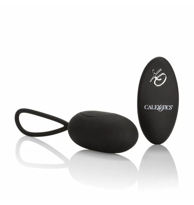 CalExotics Remote Rechargeable Egg Black - Wibrujące jajeczko na pilota