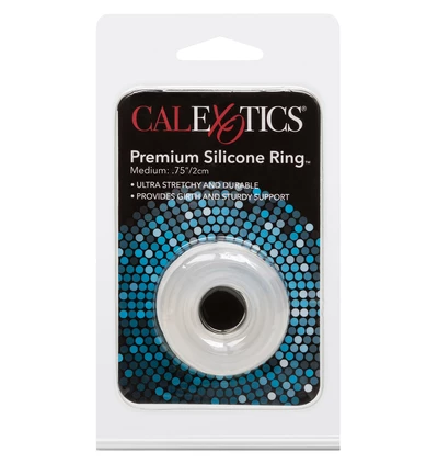California Exotic Novelties Premium Silicone Ring Medium - Elastyczny pierścień erekcyjny
