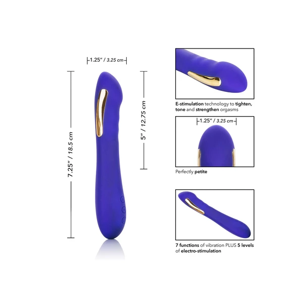 CalExotics Estim Petite Wand - Wibrator klasyczny z elektrostymulacją