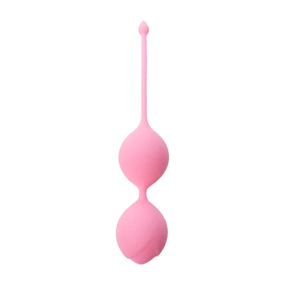 Boss Series Silicone Kegel Balls 60G Pink - Kulki gejszy, różowe