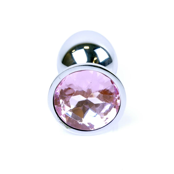 Boss Series Jewellery Silver Rose - Korek analny, różowy