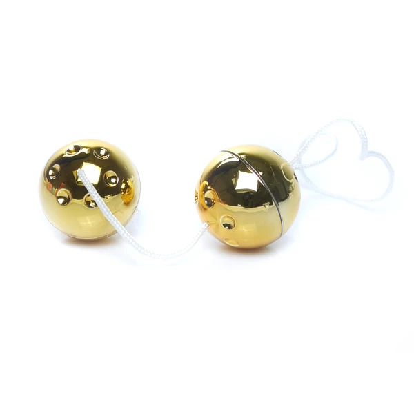 Boss Series Duo Balls Gold - Kulki gejszy, złote