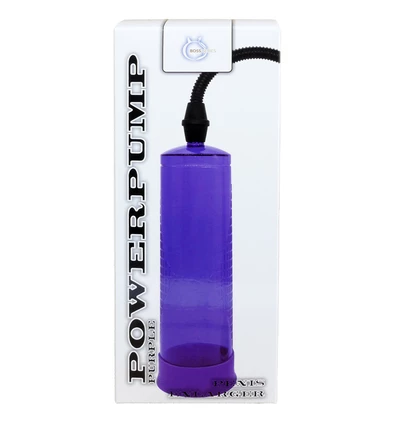 Boss Series Powerpump Purple - Pompka powiększająca penisa, fioletowa