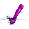 Boss Series Silicone Dual Massager 7 - Wibrator wand / klasyczny, fioletowy