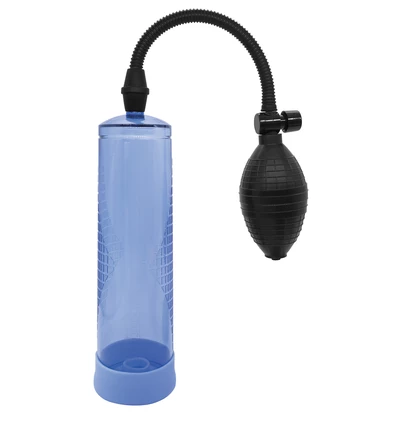 Boss Series Powerpump Blue - Pompka powiększająca penisa, niebieska