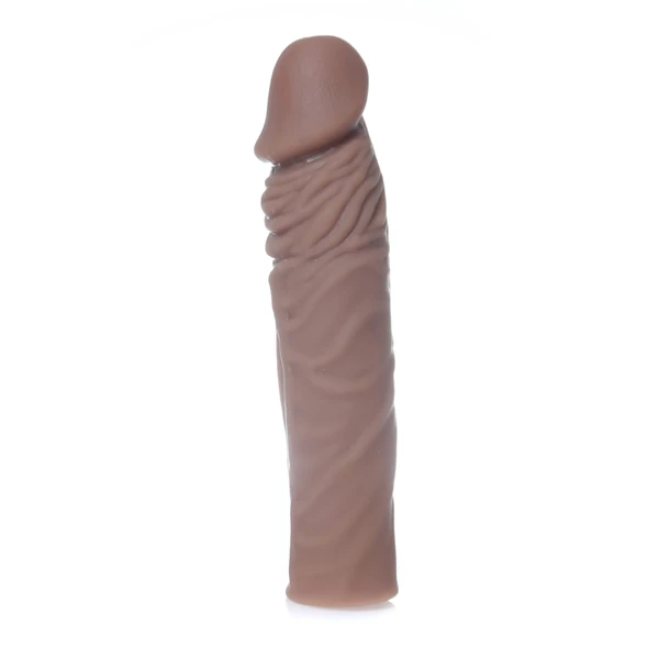 Boss Series Perfect Sleeve Mulatto Extends 4 Cm - Nakładka na penisa