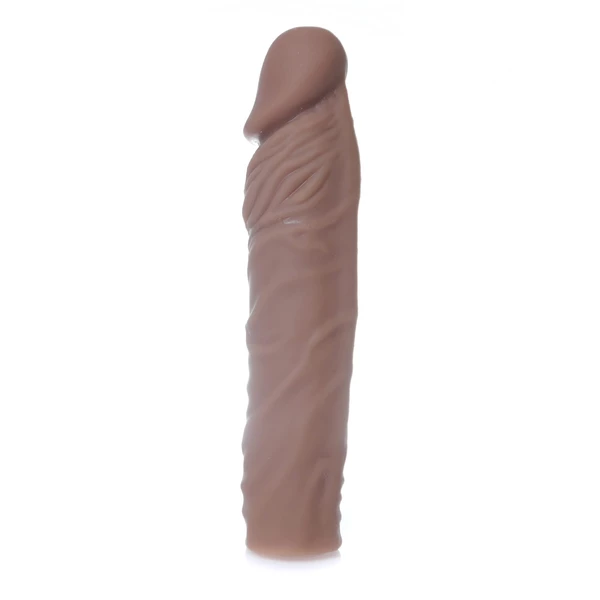 Boss Series Perfect Sleeve Mulatto Extends 4 Cm - Nakładka na penisa