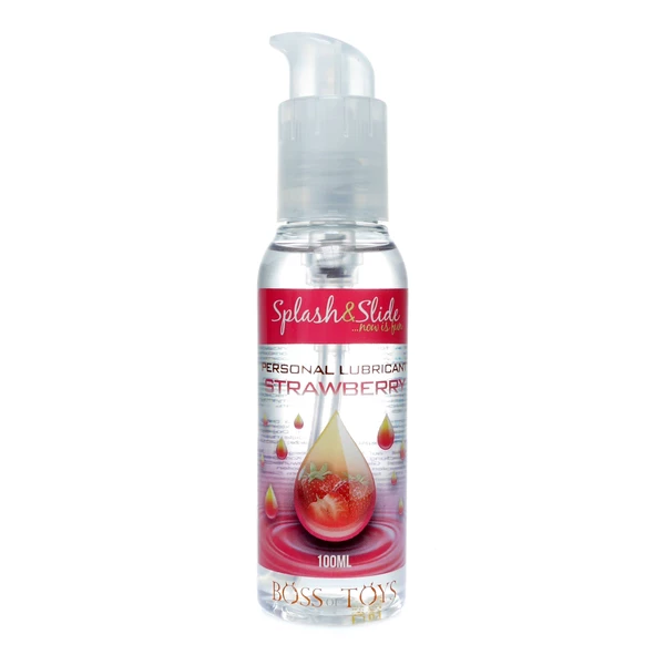 Boss Series Strawberry Boss 100 Ml. - Lubrykant truskawkowy na bazie wody