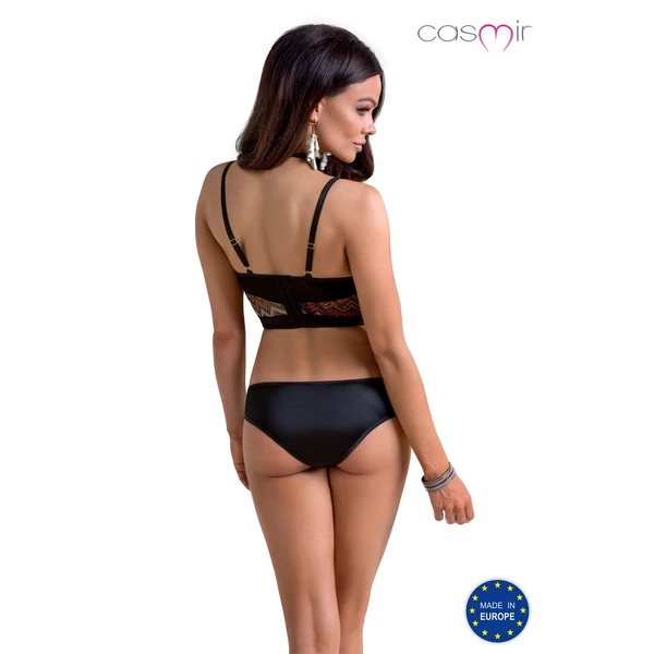 Casmir Lagerta Set - Komplet bielizny, Czarny