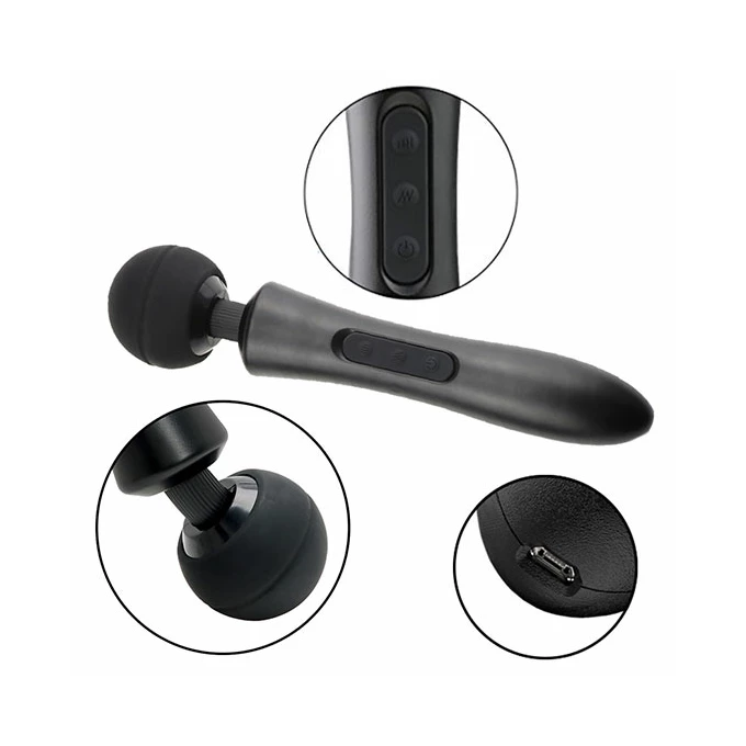 Boss Series Massager Ultra Powerful - Wibrator wand, biały