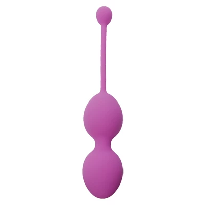 Boss Series Silicone Kegel Balls 165G Purple - Kulki gejszy, fioletowe