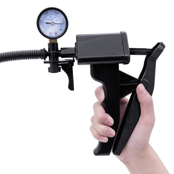Boss Series Powerpump Pro 01 Clear - pompka powiększająca penisa z manometrem