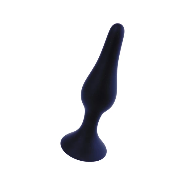 Boss Series Silicone Plug Black Medium - korek analny
