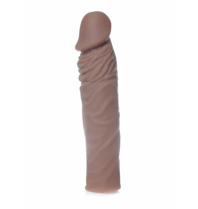 Boss Series Perfect Sleeve Mulatto Extends 4 Cm - Nakładka na penisa
