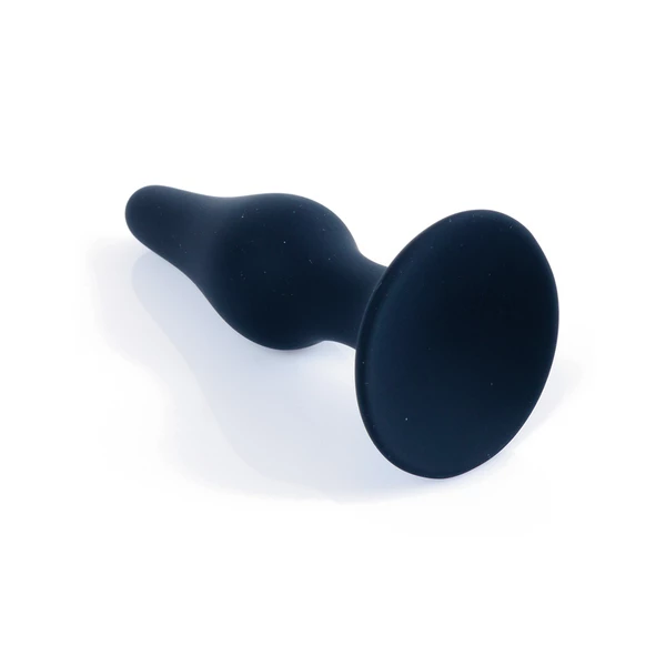Boss Series Silicone Plug Black Medium - korek analny
