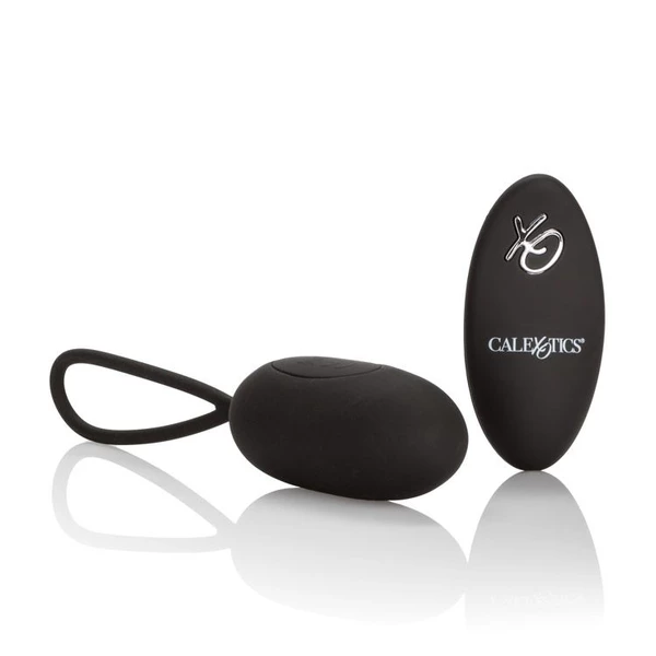 CalExotics Remote Rechargeable Egg Black - Wibrujące jajeczko na pilota