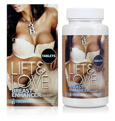 Cobeco Lift&amp;Love Breast Enhancer (90 Tab) - Tabletki poprawiające wygląd biustu