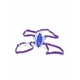 CalExotics Micro Wireless Venus Butterfly Purple  - Vibrátor na klitoris motýľ, fialový