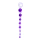 Boss Series Jelly Anal 10 Beads Purple  - Análne korálky fialové