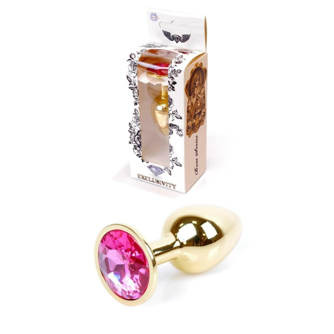Boss Series Jewellery Gold Pink  - Ružový análny kolík