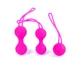Boss Series Silicone Kegal Balls Set Pink  - Súprava venušine guliek