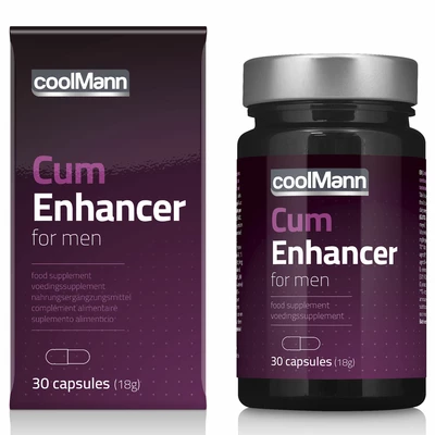 Cobeco Coolmann Cum Enhancer (30 Caps) - Kapsułki poprawiające jakość nasienia