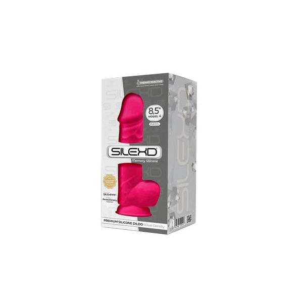 Cnex SD Model 4 - 8,5' Pink thermo - Dildo klasyczne termoaktywne, różowe
