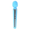 Boss Series Massager Genius Usb Blue - Wibrator wand, niebieski