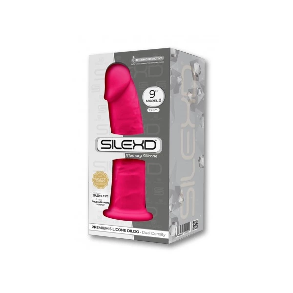 Cnex SD Model 2 - 9' Pink Thermo - Dildo klasyczne termoaktywne, różowe