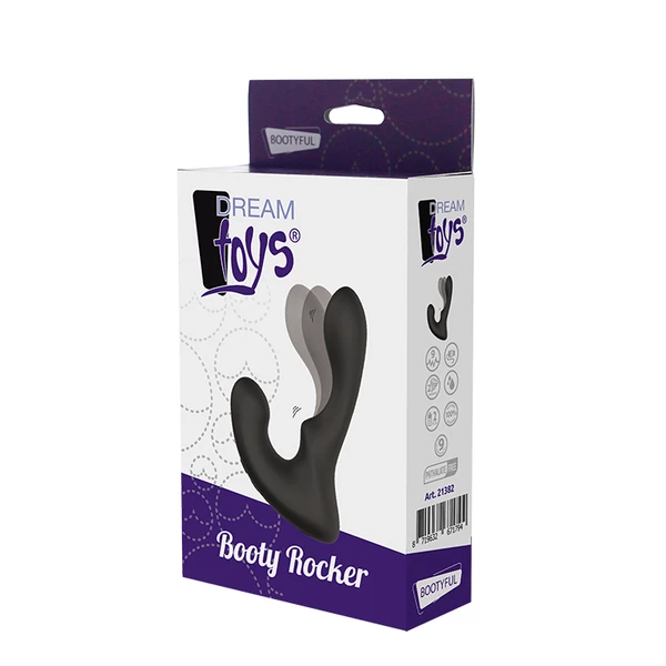 Dream Toys Booty Rocker Black - Wibrujący masażer prostaty