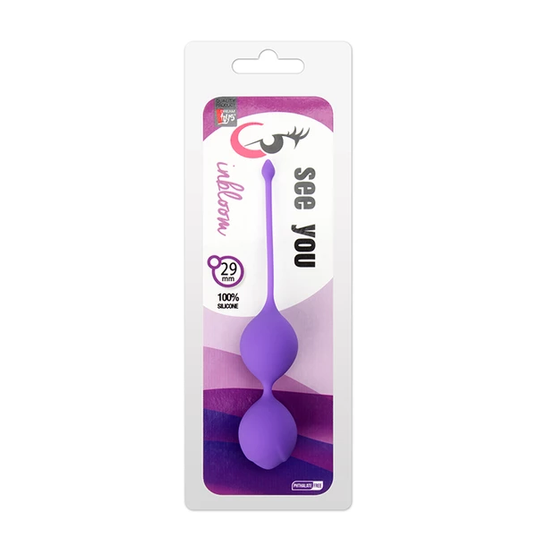 Dream Toys See You In Bloom Duo Balls 29Mm Purple - Kulki gejszy