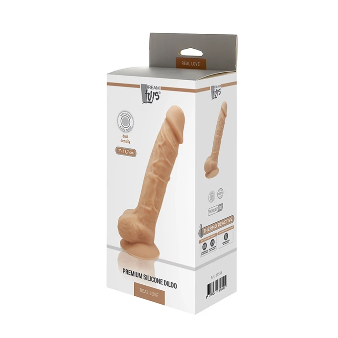 Dream Toys Real Love Dildo 7Inch Flesh - Dildo klasyczne, cieliste