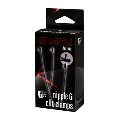 Dream Toys Blaze Deluxe Nipple &amp; Clit Clamps - Zaciski na sutki lub łechtaczkę