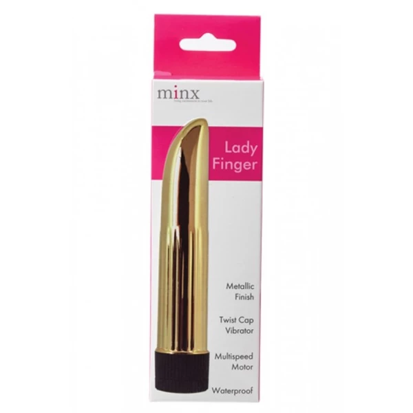 Kinx Lady Lust Mini Vibrator Gold Minx - Wibrator mini