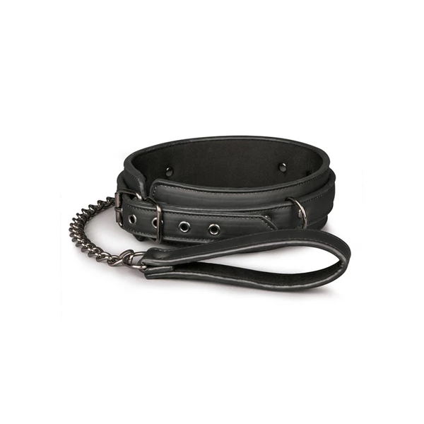 Easy Toys Fetish Collar With Leash - Obroża na smyczy