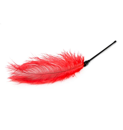 Easy Toys Red Feather Tickler - Piórko do łaskotania, czerwone