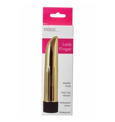 Kinx Lady Lust Mini Vibrator Gold Minx - Wibrator mini