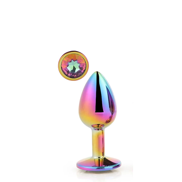 Dream Toys Gleaming Love Multicolour Plug Medium - Korek analny