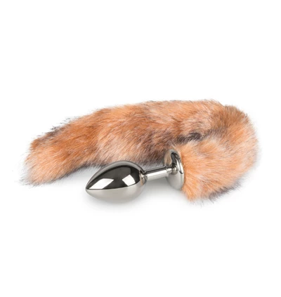 Easy Toys Fox tail 04 - Korek analny z ogonkiem, Brązowy
