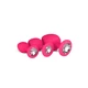 Easy Toys Diamond Plug Set Pink  - Sada análnych kolíkov ružová