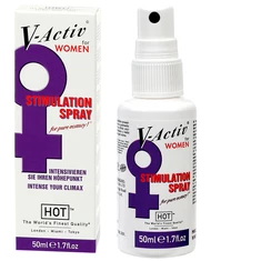 HOT V Activ Stimulation Spray For Women 50Ml  - Sprej na zvýšenie citlivosti pre ženy
